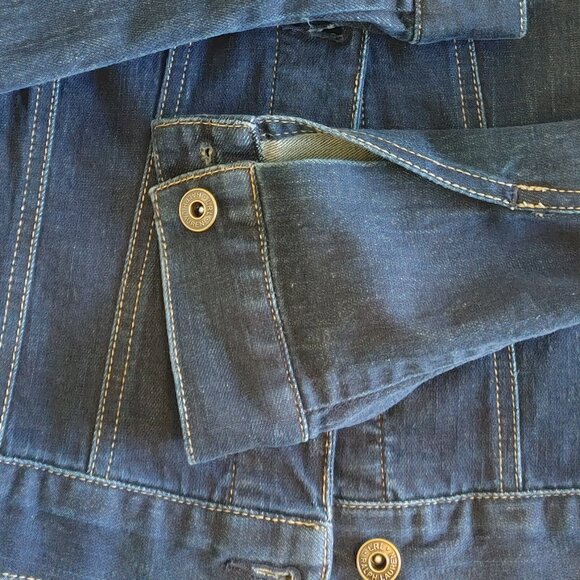 Ralph Lauren Jean jacket with leather trim - Picture 13 of 14